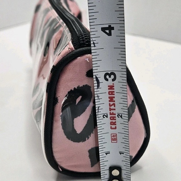 Victoria's Secret Pink and Black Graphic Makeup Pouch - Picture 8 of 8